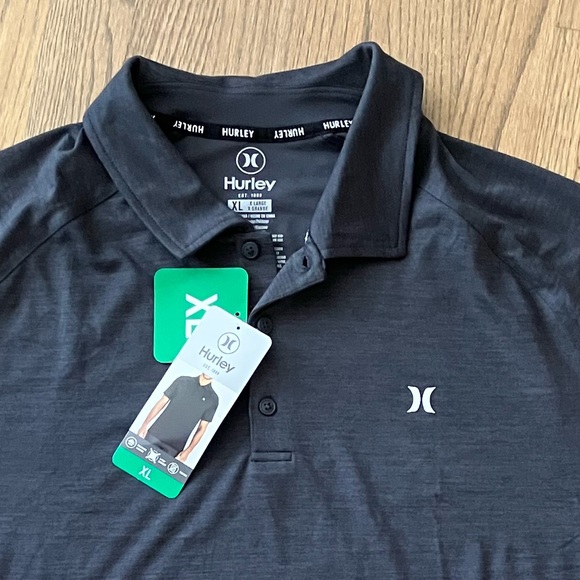 NEW!! Hurley Men's performance Polo - Picture 2 of 6